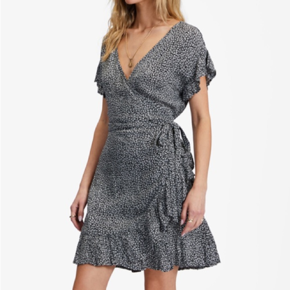 Floral Wrap Dress